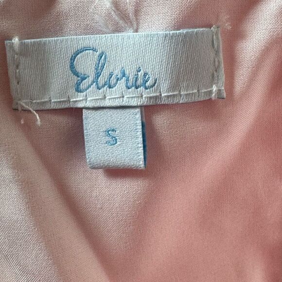 Elorie Strapless Pink & White Dress - Size Small - Picture 4 of 6